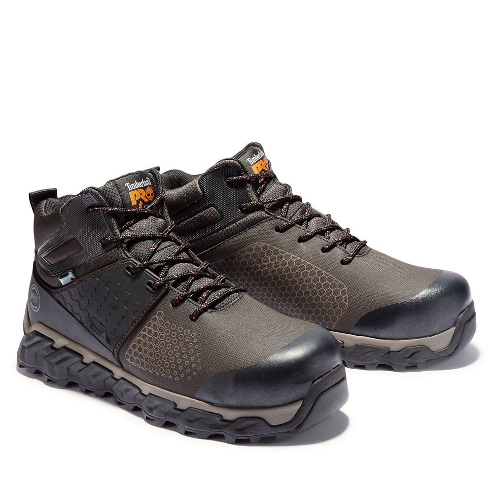 Botas de Trabajo Timberland Hombre Pro® Ridgecomp Toe Marrones Oscuro - Chile AYR-568970